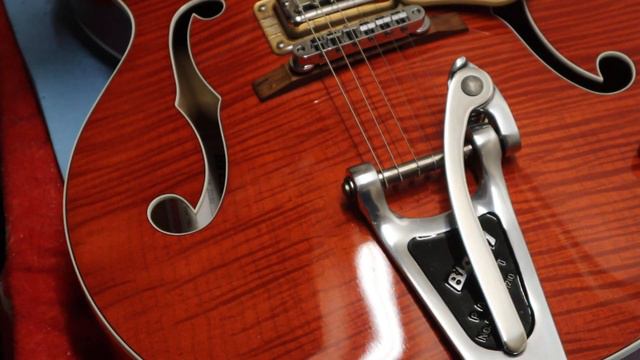 Bigsby restring with locking tuners 'how to' смотреть онлайн