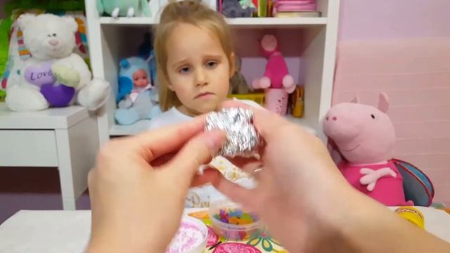 Делаем Волшебное Яйцо Динозавра для детей Яйцо из Пластилина Яйцо из теста Плэй До | Златуня смотреть онлайн