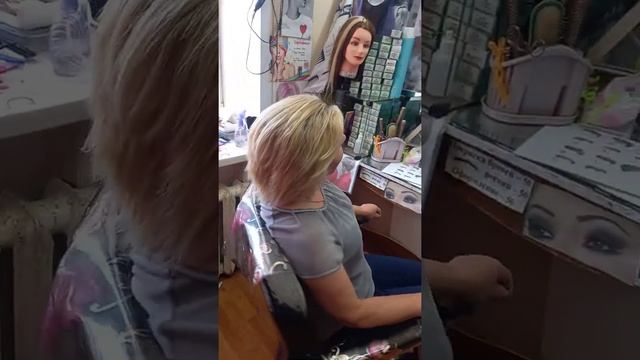 уложили волосы после химической завивки. смотреть онлайн