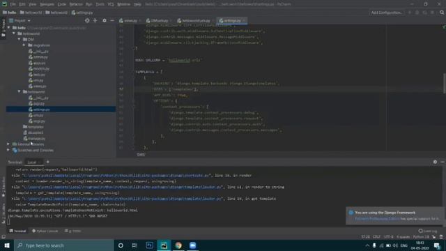 Django TemplateDoesNotExist? || Errors , python смотреть онлайн