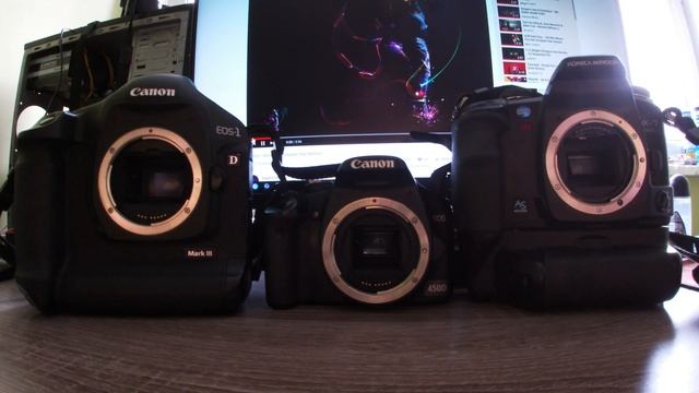 Shutter Sound Canon EOS 1D mark III vs EOS 450D vs KM Dynax 7D смотреть онлайн
