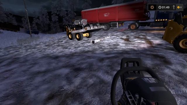 CRAZY DANGEROUS NIGHT LOGGING | Arctic Logging | Farming Simulator 17 Multiplayer Gameplay смотреть онлайн
