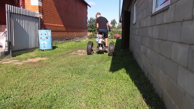 Как поставить двигатель на трёхколёсный велосипед! - Часть 4