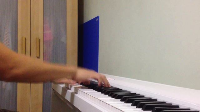 Adele - Set Fire To The Rain piano, Casio Privia, iPhone 4S смотреть онлайн
