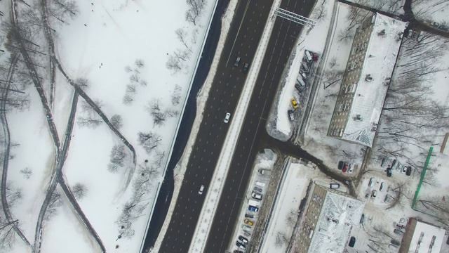 24. DJI Phantom 3 Pro. Коптево, Большая Академическая и 4-ый Новомихалковский. 4K UHD. 16.01.2015. смотреть онлайн