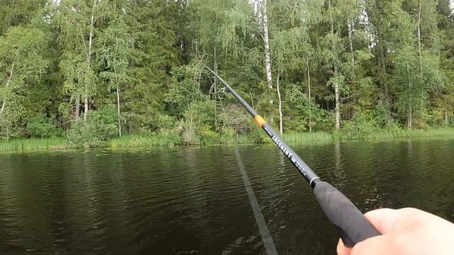 ОДНА НА ОЗЕРЕ. ПРОБУЮ ЛОВИТЬ ЩУКУ НА ПРИБОЙ смотреть онлайн
