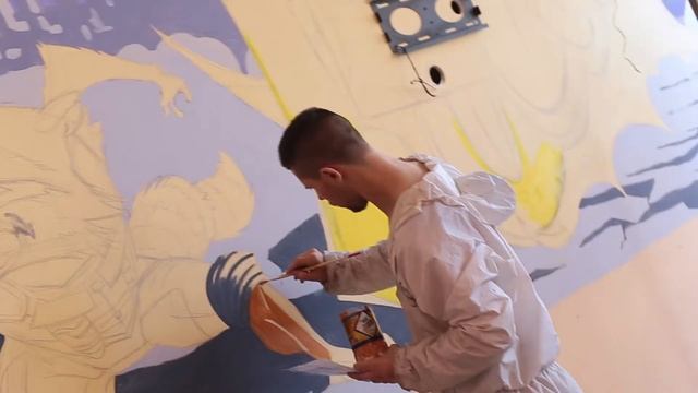 КАФЕ | художественная роспись интерьера смотреть онлайн