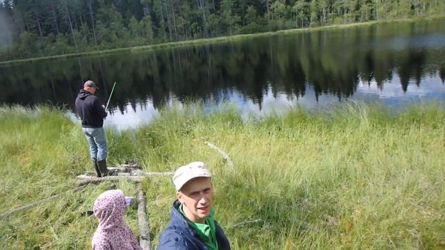 Лайтовая покатушка на безымянное озеро и далее на озеро пограничное. смотреть онлайн