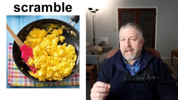 Free English Class! Topic: Kitchen Action Verbs! ???