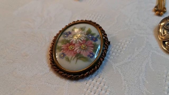 Винтажные украшения .Находки с блошиного рынка и барахолки. Редкое ,стекло которого больше нет ! смотреть онлайн