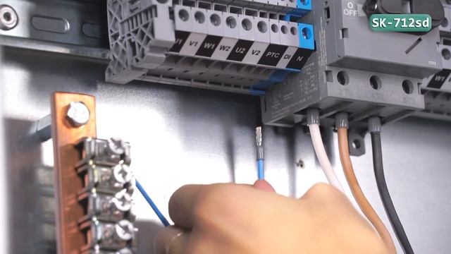 Электрическое подключение прибора SK-712/SD смотреть онлайн