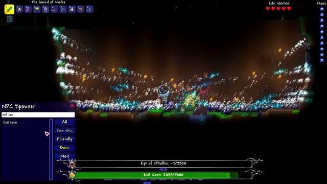 TERRARIA - 100 PANDOLAR NPC'S VS. BOSSES смотреть онлайн