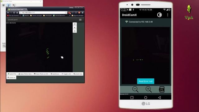 Вэб камера для ПК из Андроид устройства WiFiUSB4G-3G