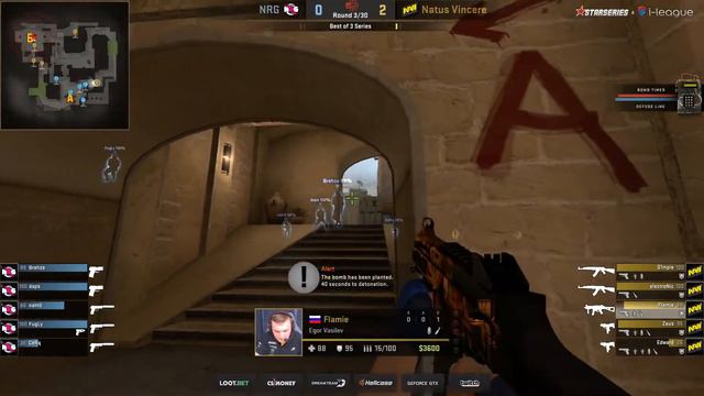 Эйс  от Flamie против команды NRG