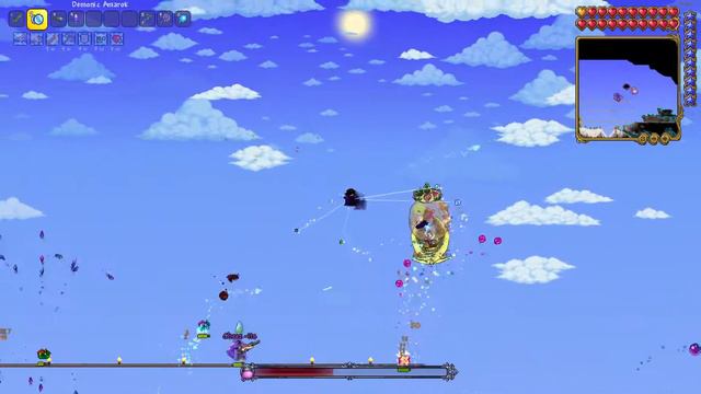Terraria Expert Mode. Duo Queen Slime смотреть онлайн