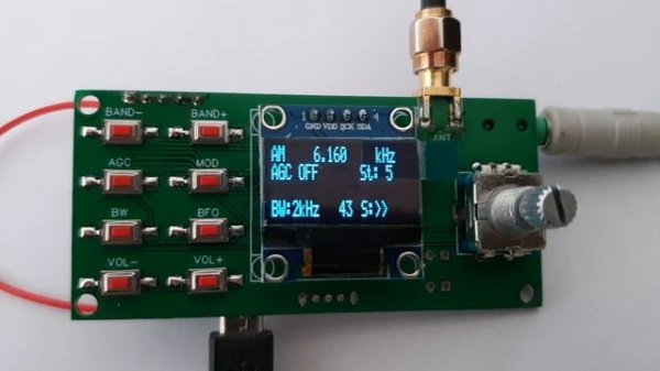 Si4735 Radio pcb made by UD3SBV