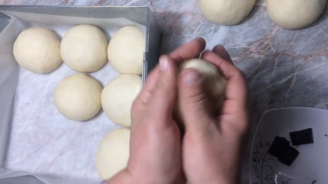 ПУХОВЫЕ БУЛОЧКИ С ШОКОЛАДНОЙ НАЧИНКОЙ\\ПАХТАДЕК ЮМШОККИНА ШОКОЛАДЛИ БУЛОЧКАЛАР смотреть онлайн