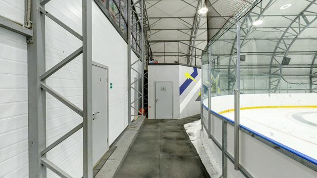 Тентовый хоккейный корт 84х32 м 3D тур 360° смотреть онлайн