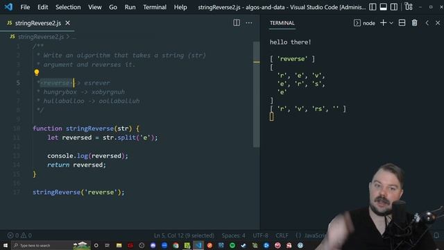 Conquer the JavaScript Interview: Reversing a String Using Methods [Beginner Skill Level] смотреть онлайн