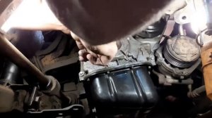 ЗАМЕНА САЛЬНИКА КОЛЕНВАЛА НА ЛАНСЕРЕ 10 1.5л. 4А91. Смена масла и фильтров.