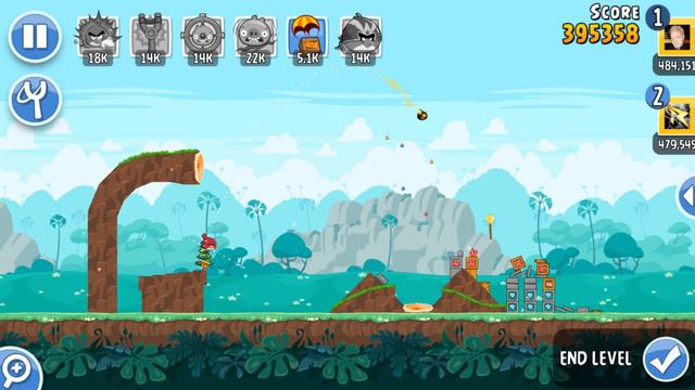 Angry Birds Friends Tournament Level 6 Week 331-A MOBILE Highscore POWER-UP walkthrough смотреть онлайн