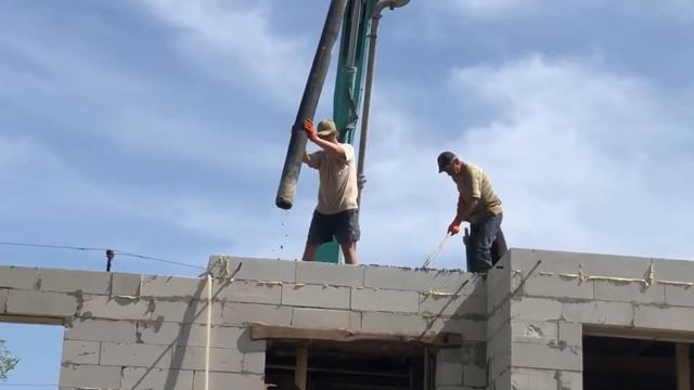 Заливка перекрытия смотреть онлайн