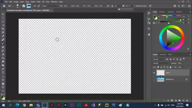 Class 55 - Mixer Brush Tool - Adobe Photoshop 2021 Tutorial Urdu Hindi смотреть онлайн
