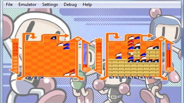 Bomberman: Panic Bomber on PCSP v0.2.0 - PSP Emulator смотреть онлайн