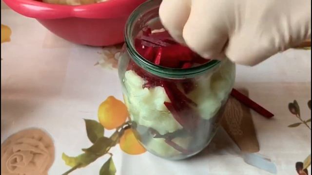 МАРИНОВАННАЯ ЦВЕТНАЯ КАПУСТА СО СВЕКЛОЙ НА ЗИМУ !!! смотреть онлайн