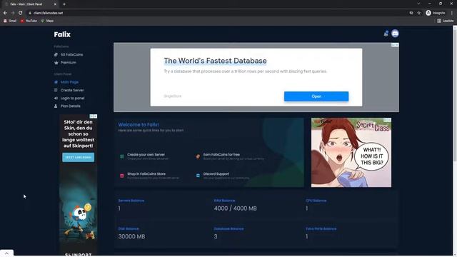 Falix Account erstellen und Server verwalten смотреть онлайн