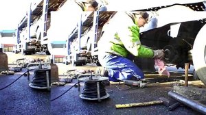 Замена подшипников на ступице BPW.