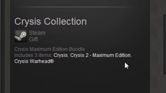 Crysis Collection Steam Gift смотреть онлайн