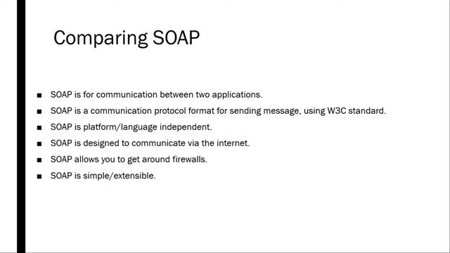 SOAP Protocol Comparison смотреть онлайн