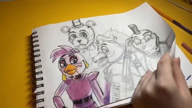 Рисую аниматроников из ✨Fnaf security breach ✨ смотреть онлайн