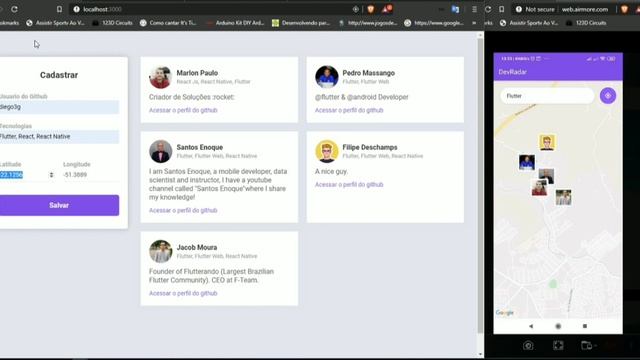DevRadar - projeto em ReactJS, React Native e Node.JS смотреть онлайн