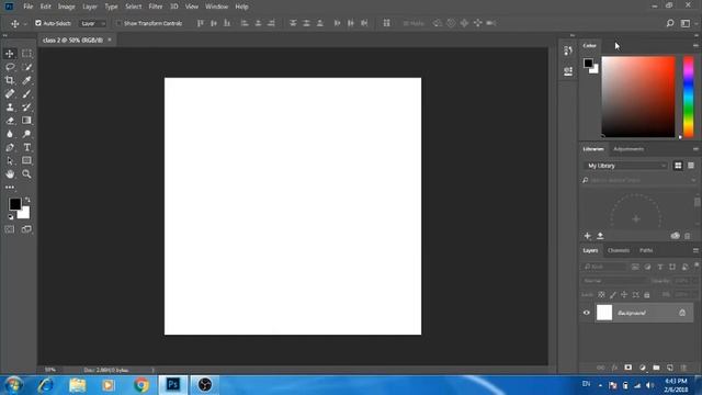 Photoshop interface - Move Tool - Adobe Photoshop CC 2018 Complete Course in Urdu / Hindi - Class 2 смотреть онлайн