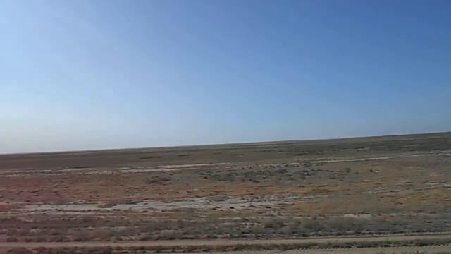 Степные просторы около станции Саялы смотреть онлайн