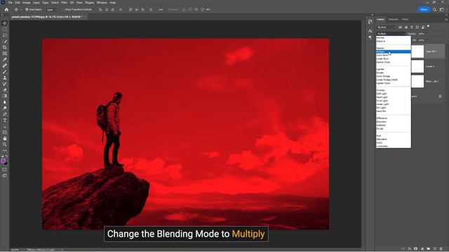 How to Create Duotone Effect - Duotone Poster Photoshop смотреть онлайн