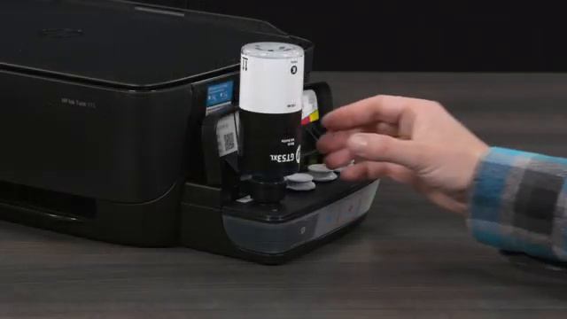 Utilisation du nouveau flacon d'encre pour imprimantes HP Smart Tank, Ink Tank et DJ | HP Support смотреть онлайн