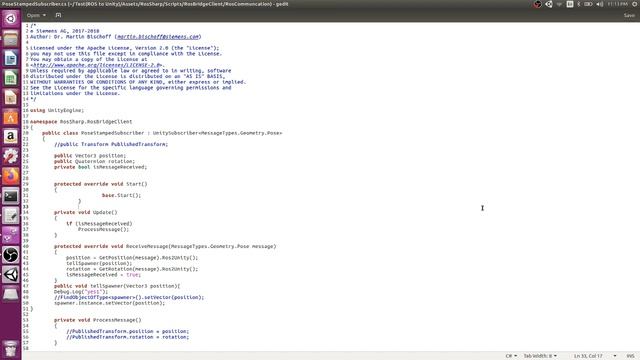 Connecting ROS to Unity: Using ROS# and ROSBridge смотреть онлайн