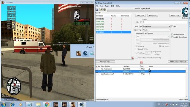 [SA:MP] Cheat Engine - find textdraw exist and text pointers смотреть онлайн