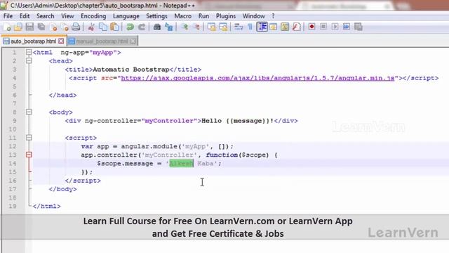 What is AngularJs Bootstrap in Hindi for FREE on LearnVern смотреть онлайн