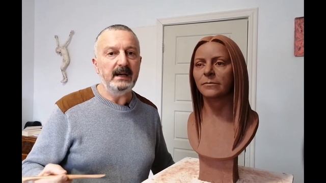 How To Sculpt A FACE In Clay-Portraiture Series Video 3. Head/Bust/Portrait Marcello Giorgi Sculpto