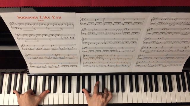 Someone like you - Adele - КАК ИГРАТЬ НА ПИАНИНО / PIANO TUTORIAL смотреть онлайн