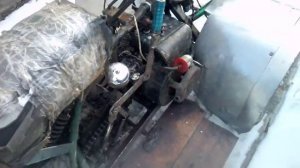 Квадроцикл с двигателем от мотоблока. Обзор.