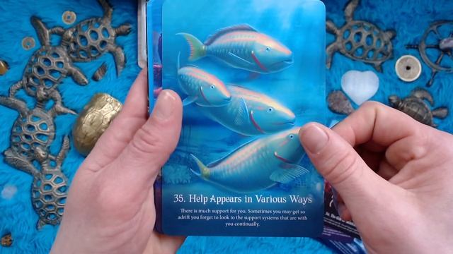 Whispers of the Ocean Oracle Cards! #OracleCardsReview, Short review in description. смотреть онлайн