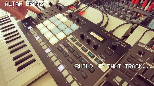 How I sketch a track in VerseLab MV-1 before songmode - Build-Up & BreakDown tracks example. смотреть онлайн