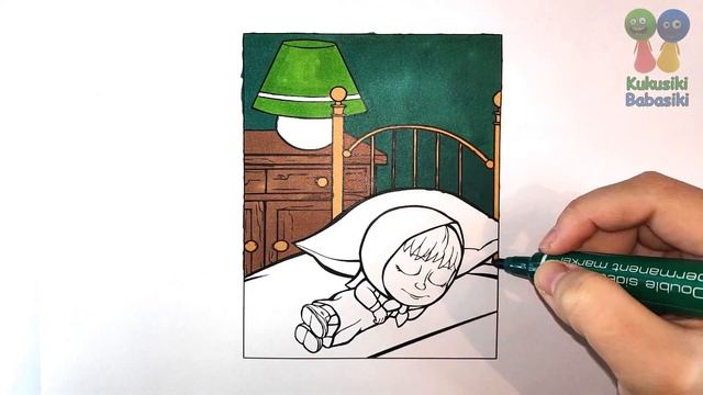 №224 ?♀️? Masha And The Bear Coloring Book ? Coloring Pages Masha And Bear Kids Cartoons ? Paintin