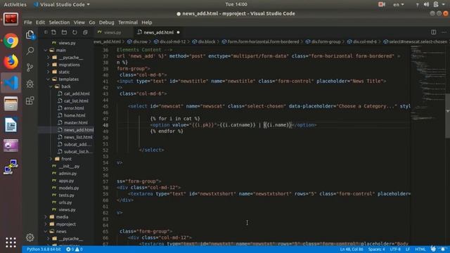 SetCategorie To Add News Page | Python and Django смотреть онлайн