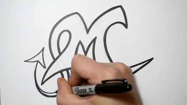 How to Draw Wild Graffiti Letters - M смотреть онлайн